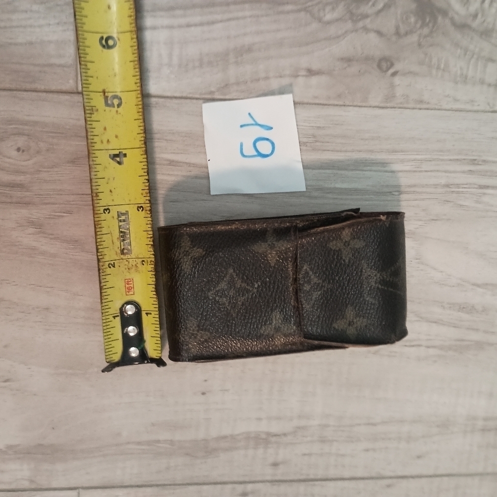 LOUIS VUITTON Monogram Etui Cigarette case pouch MonogramCanvas Brown - Picture 8 of 9